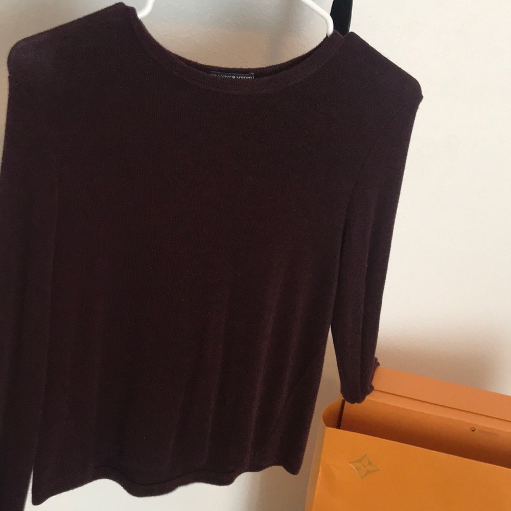 Maroon sweater for Brandy Melville